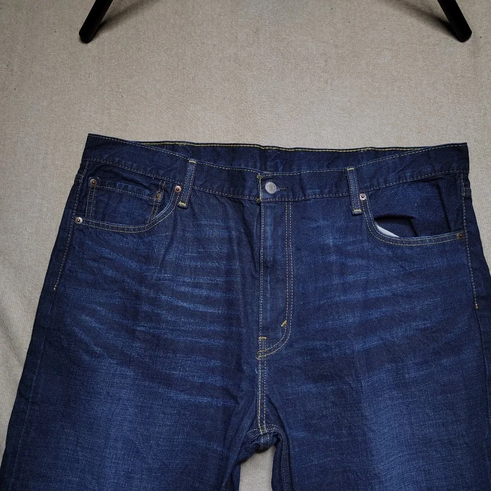 Levi's 527 Men's Slim Fit Bootcut Jeans Dark Wash Size 42x30 Cowboy Ranch